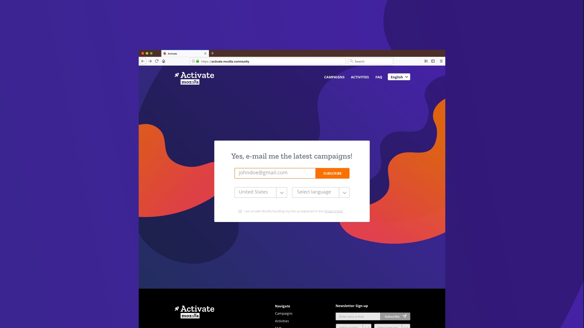 Mozilla Activate UI/UX Showcase Image 05