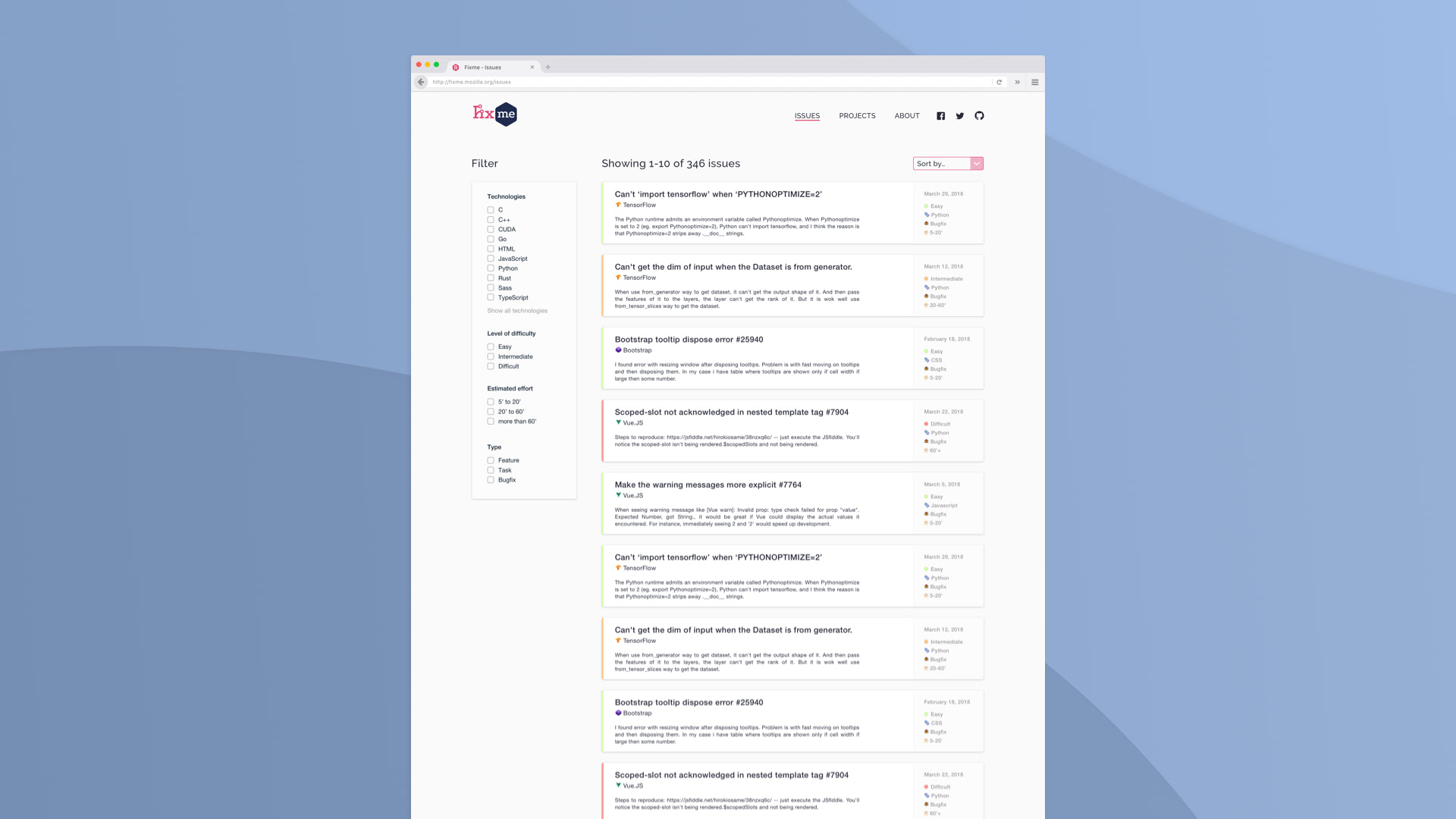 Mozilla Fixme UI/UX Showcase Image 05
